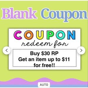 Get 1 or several items for $30, & get an item up to $11.00 for Free /Coupon